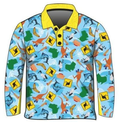 Australian | Fair Dinkum Aussie Shirt - In Stock Z and TEE Aussie Australia Australia Day Australian Australiana blue blues boy boys BOYS DESIGNS BUY2SHIRTS camping DAD FISHING HIM ALL In Stock Kid's Fishing Kid's Fishing Apparel Kid's Fishing Shirt Kid's Uv Rated Shirts KIDS KIDS ALL kids design KIDS DESIGNS Kids UV rated shirt lastchance LJM men mens PATTERN AND PLAIN DESIGNS quick dry spo-default spo-disabled sun sun shirt sun shirts sunsafe SWIMMING uv XL XS z&tee