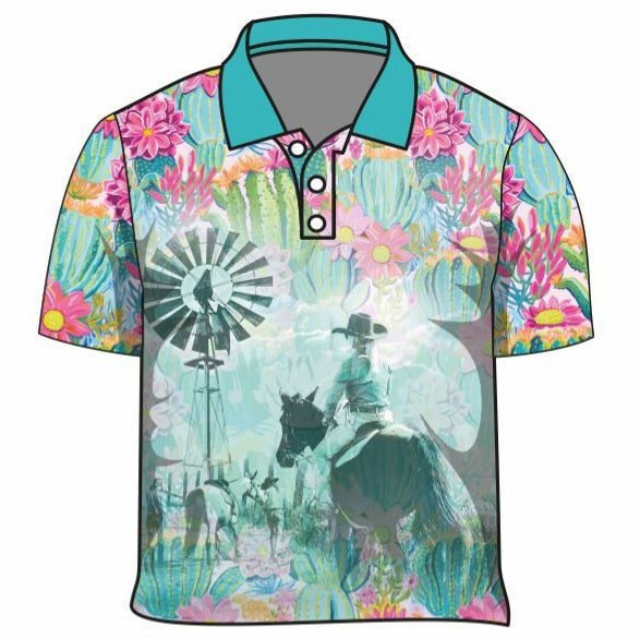 ★Pre-Order★ Western | Cowgirl Cactus Shirt Z and TEE country country music COUNTRY WESTERN DESIGNS cowgirl GIRL GIRL'S DESIGNS Girl's Fishing Girls HER ALL KIDS LJM Preorder quick dry spo-default spo-disabled sun sun safe sun shirt sun shirts SUN SMART sunsafe sunsmart uv western Women WOMEN'S DESIGNS work z&tee