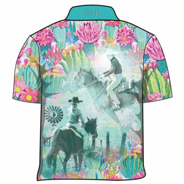 ★Pre-Order★ Western | Cowgirl Cactus Shirt Z and TEE country country music COUNTRY WESTERN DESIGNS cowgirl GIRL GIRL'S DESIGNS Girl's Fishing Girls HER ALL KIDS LJM Preorder quick dry spo-default spo-disabled sun sun safe sun shirt sun shirts SUN SMART sunsafe sunsmart uv western Women WOMEN'S DESIGNS work z&tee