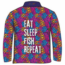 ★Pre-Order★ Fishing | Eat Sleep Fish Repeat Pink Shirt Z and TEE Children Fishing Children's Fishing FISH FISH DESIGNS FISHING fishing shirt fishing shirts girls Kid's Fishing Kid's Fishing Apparel Kid's Fishing Shirt KIDS ALL kids design KIDS DESIGNS Kids UV rated shirt LJM PATTERN AND PLAIN DESIGNS Preorder quick dry reef fish spo-default spo-disabled sun sun shirt sun shirts sunsafe swim shirt uv womens