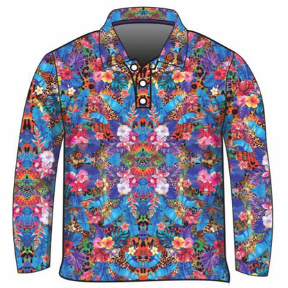 ★Pre-Order★ Tropical | Fantasia Fishing Shirt Z and TEE Aussie Australia Australia Day Australian Australiana camping cruise Cruising fishing shirt girls KIDS ALL kids design KIDS DESIGNS Kids UV rated shirt koala LJM Preorder quick dry spo-default spo-disabled sun sun shirt sun shirts sunsafe swim shirt tropical TROPICAL DESIGNS uv womens