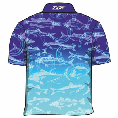 ★Pre-Order★ Fishing | Lucky Pattern Blue Shirt Z and TEE boy boys BOYS DESIGNS camping FISH FISH DESIGNS FISHING fishing shirt fishing shirts HER ALL KIDS KIDS ALL kids design KIDS DESIGNS Kids UV rated shirt LJM men MEN'S DESIGNS mens MEN’S DESIGNS PATTERN AND PLAIN DESIGNS Preorder quick dry spo-default spo-disabled sun sun safe sun shirt sun shirts SUN SMART sunsafe sunsmart swim shirt uv z&tee