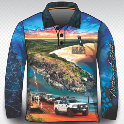 Cape York | Most Northern Point Cape York Shirt Z and TEE 4x4 Australia Australia Day Australian Australiana BUY2SHIRTS camping cape cape york CAPE YORK DESIGNS DAD FISHING HIM ALL In Stock lastchance LJM men mens quick dry spo-default spo-disabled sun sun shirt sun shirts sunsafe SWIMMING uv z&tee