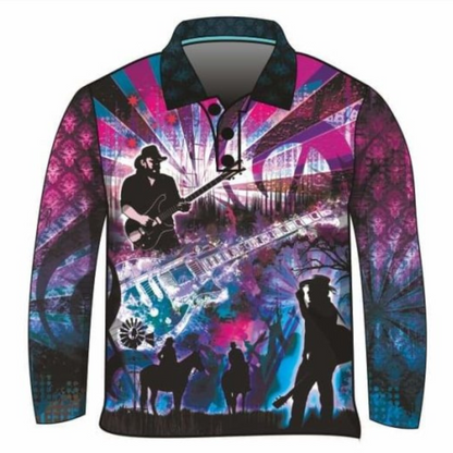 ★Pre-Order★ Western | Country Music Purple Haze Shirt Z and TEE camping COUNTRY WESTERN DESIGNS festival fishing LJM men Preorder quick dry spo-default spo-disabled sun sun shirt sun shirts sunsafe uv WOMEN'S DESIGNS womens