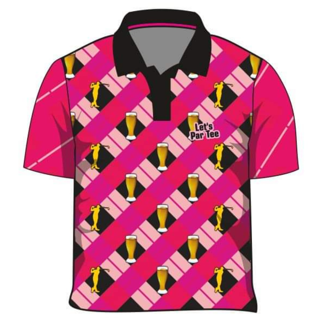 ★Pre-Order★ Women's | Golf & Beer Pink Fishing Shirt Z and TEE Australia Australia Day Australian BUCKS PARTY camping fishing LJM men Preorder quick dry spo-default spo-disabled sun sun shirt sun shirts sunsafe uv womens