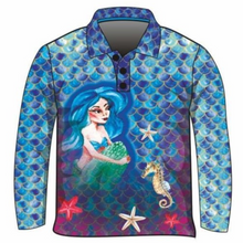 ★Pre-Order★ Kids | Mermaid Seas the Day Shirt Z and TEE camping fishing GIRL'S DESIGNS KIDS KIDS ALL kids design KIDS DESIGNS Kids UV rated shirt LJM Preorder quick dry spo-default spo-disabled sun sun shirt sun shirts sunsafe uv