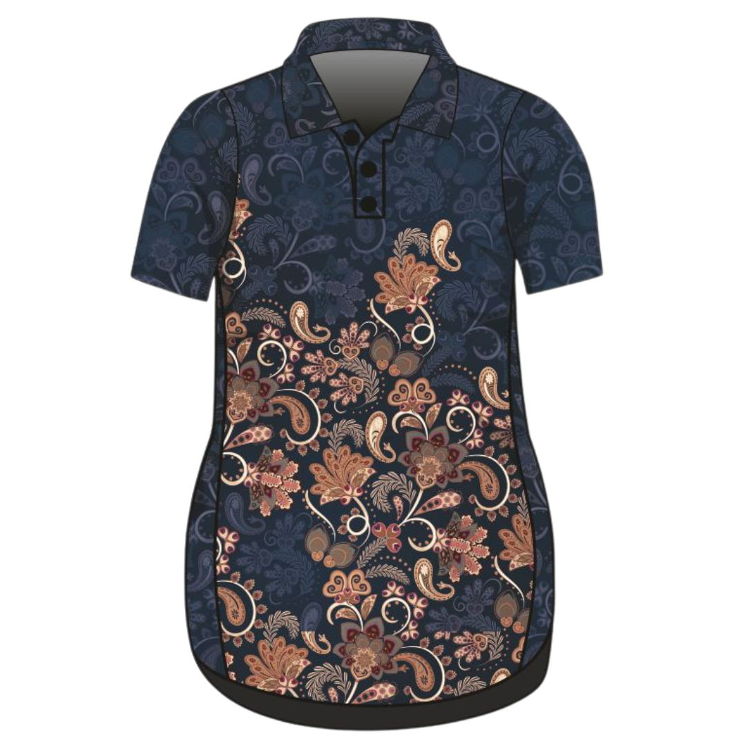 ★ Pre-Order ★ Paisley Navy Lifestyle Fishing Dress Z and TEE girls womens