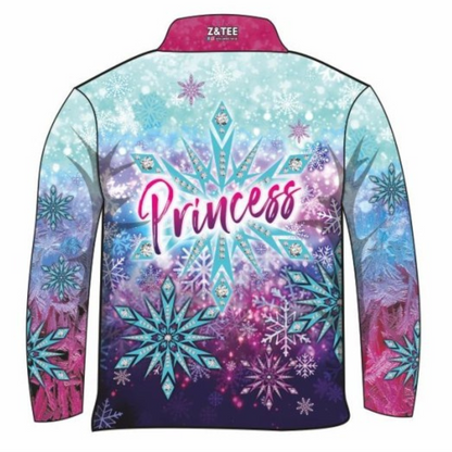 ★Pre-Order★ Kids | Snow Princess Shirt Z and TEE camping disney elsa fishing frozen GIRL GIRL'S DESIGNS Girl's Fishing Girls KIDS LJM Preorder quick dry spo-default spo-disabled sun sun shirt sun shirts sunsafe uv