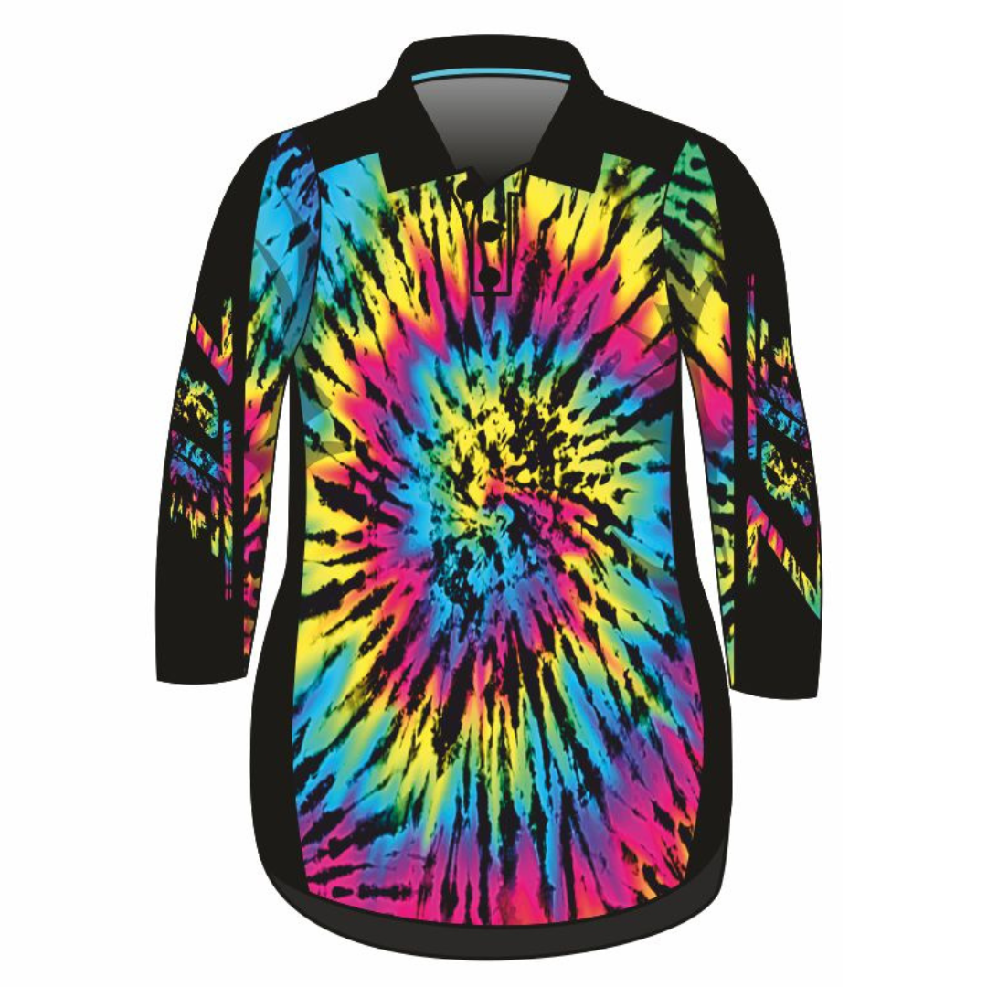 ★ Pre-Order ★Tie Dye Lifestyle Dress Z and TEE girls Women WOMEN'S DESIGNS Women's Fishing Women's Fishing Shirt womens