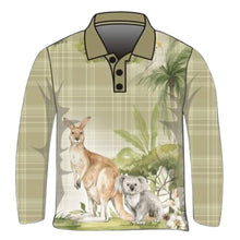 ★Pre-Order★ Australian | Fauna Tartan Fishing Shirt Z and TEE Aussie Australia Australia Day Australian Australiana camping fishing shirt girls KIDS KIDS ALL kids design KIDS DESIGNS Kids UV rated shirt koala LJM Preorder quick dry spo-default spo-disabled sun sun shirt sun shirts sunsafe swim shirt uv WOMEN'S DESIGNS womens