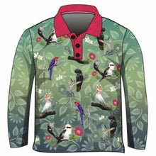 ★Pre-Order★ Australian | Birds Green Fishing Shirt Z and TEE Aussie Australia Australia Day Australian australian bird australian birds Australiana camping cockatoo fishing ladies Ladies Fishing Ladies Fishing Shirt LJM parrot Preorder quick dry spo-default spo-disabled sun sun shirt sun shirts sunsafe uv Women WOMEN'S DESIGNS Women's Fishing Women's Fishing Shirt womens