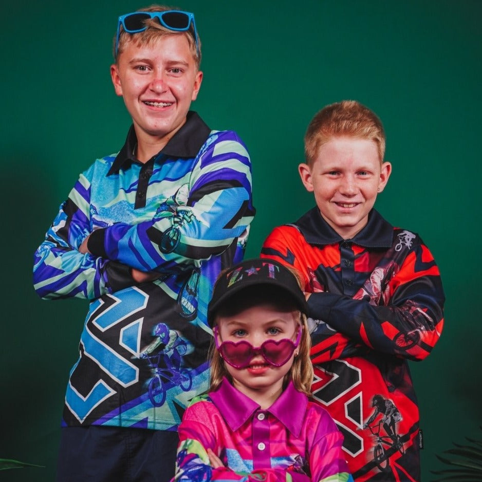 BMX | Xtreme Blue Shirt Z and TEE blue boxingday BOYS DESIGNS BUY2SHIRTS camping DAD HIM ALL In Stock KIDS KIDS ALL kids design lastchance LJM quick dry spo-default spo-disabled sun sun shirt sun shirts sunsafe SWIMMING uv xtreme z&tee