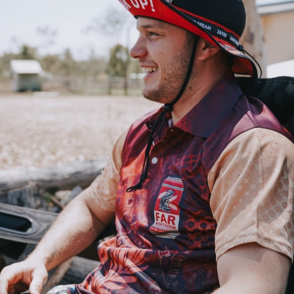 Men's | Far Northern Beer Maroon Shirt Z and TEE Australiana boxingday BUY2SHIRTS COUNTRY WESTERN DESIGNS DAD football footy HIM ALL In Stock lastchance LJM market sts men mens qld Queensland quick dry spo-default spo-disabled state of origin STS sun sun shirt sun shirts sunsafe uv z&tee