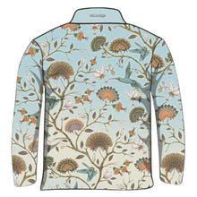 ★Pre-Order★ Pattern | Hummingbird Floral Blue Fishing Shirt Z and TEE bird BIRDS camping fishing LJM PATTERN AND PLAIN DESIGNS Preorder quick dry spo-default spo-disabled sun sun shirt sun shirts sunsafe uv WOMEN'S DESIGNS womens