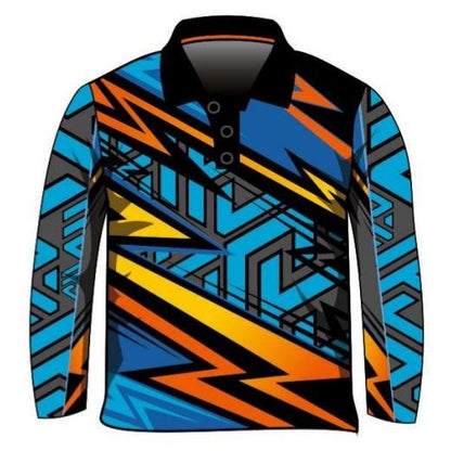 ★Pre-Order★ Extreme | Lightning Blue UV Protection Shirt Z and TEE 4wd 4x4 4X4 DESIGNS boy boys BOYS DESIGNS camping fishing KIDS LJM men MEN'S DESIGNS mens Preorder quick dry spo-default spo-disabled sun sun shirt sun shirts sunsafe uv xtreme