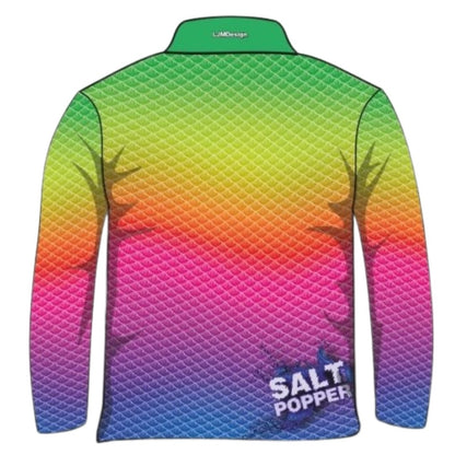 ★Pre-Order★ Pattern | Salt and Popper Bright Rainbow Lure Fishing Shirt Z and TEE camping custom FISHING GIRL GIRL'S DESIGNS Girl's Fishing Girls KIDS LJM PATTERN AND PLAIN DESIGNS Preorder quick dry spo-default spo-disabled sun sun shirt sun shirts sunsafe uv Women WOMEN'S DESIGNS Women's Fishing Women's Fishing Shirt womens