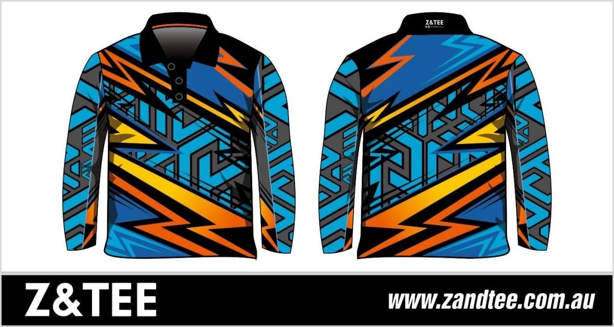 ★Pre-Order★ Extreme | Lightning Blue UV Protection Shirt Z and TEE 4wd 4x4 4X4 DESIGNS boy boys BOYS DESIGNS camping fishing KIDS LJM men MEN'S DESIGNS mens Preorder quick dry spo-default spo-disabled sun sun shirt sun shirts sunsafe uv xtreme